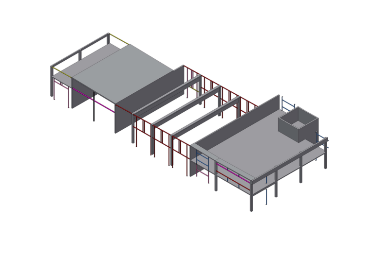 3d Skizze Stahlbau Halle